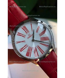 Omega De Ville Tresor Edition Swiss Quartz Watch 36MM Steel Casing White Dial
