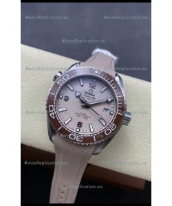 Omega Seamaster Planet Ocean 600M 43.50 MM Steel Casing with Beige Dial 1:1 Mirror Replica