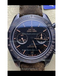 Omega Speedmaster Dark Side of the Moon Brown Strap - 1:1 Superclone Replica Watch 