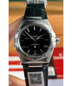 Omega Co-Axial Constellation 39MM 904L Steel Black Dial 1:1 Mirror Replica Watch