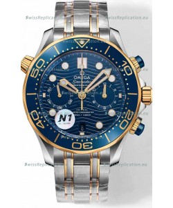 Omega Seamaster Co-Axial Master Chronograph Two Tone Blue Dial 44MM 1:1 Mirror Replica