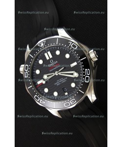 Omega Seamaster 300M Co-Axial Master Chronometer BLACK Swiss 1:1 Mirror Replica Watch 