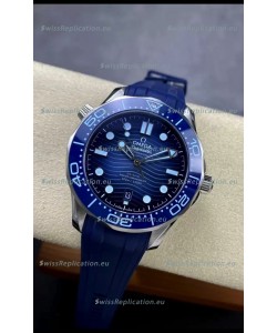 Omega Seamaster 300M Summer Blue Swiss 904L Steel 1:1 Mirror Replica Watch