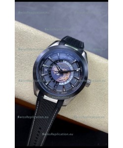 Omega Seamaster Aqua Terra 150M Worldtime Rubber Strap Swiss Replica Watch