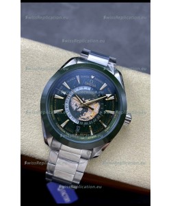 Omega Seamaster Aquaterra 150M Worldtimer Black Dial 1:1 Mirror Replica Watch