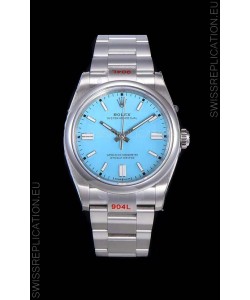 Rolex Oyster Perpetual REF#124300 41MM Cal.3230 Movement Swiss Replica Blue Dial 904L Steel 1:1 Mirror Replica Watch