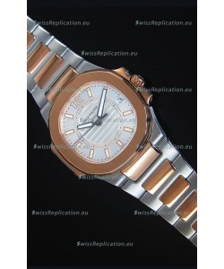Patek Philippe Ladies Nautilus Two Tone Rose Gold Watch 36MM 