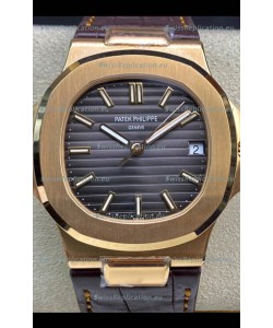 Patek Philippe Nautilus 5711R 904L Steel 2023 Updated Mirror Replica Watch - Grey Dial