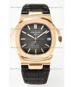 Patek Philippe Super Clone Nautilus 5711R-001 904L Rose Gold Brown Dial 