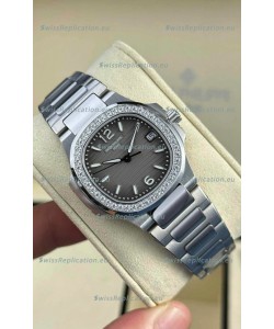 Patek Philippe Nautilus Super Clone 7010 32MM 1:1 Mirror Replica Grey Dial 
