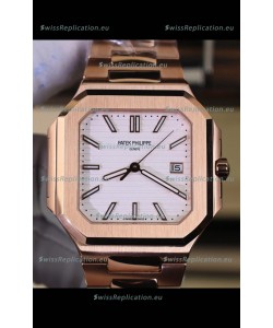 Patek Philippe Cubitus 5821 Rose Gold White Dial Swiss Replica Watch