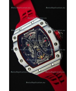 Richard Mille RM53-01 Pablo Mac Donough White Carbon Case Swiss Replica Watch 