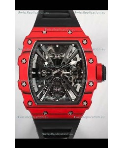 Richard Mille RM12-01 Carbon Fiber Case Genuine Tourbillon Movement 1:1 Mirror Replica Watch