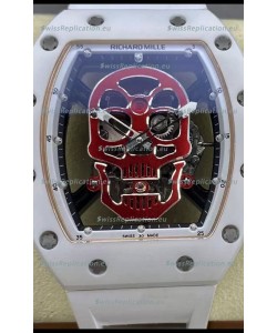Richard Mille RM052-01 Skull Genuine Tourbillon Edition Watch in Ceramic Casing