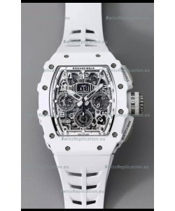 Richard Mille RM11-03 Titanium/White Ceramic 1:1 Mirror Quality Swiss Replica Watch