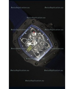 Richard Mille RM35-01 Rafael Nadal Edition Swiss Replica Watch Navy Blue Nylon Strap