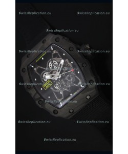 Richard Mille RM35-01 Rafael Nadal Edition Swiss Replica Watch Black Nylon Strap