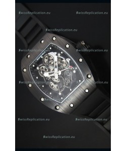 Richard Mille RM055 Ceramic Case Watch in Black Inner Bezel