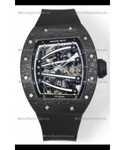 Richard Mille Super Clone RM59-01 Carbon NTPT Case Black Dial Swiss Replica Watch