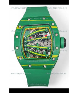 Richard Mille Super Clone RM59-01 Green Carbon NTPT Case Swiss Replica Watch