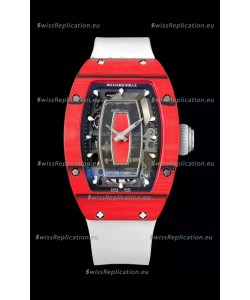 Richard Mille RM07 Red Carbon Casing 1:1 Superclone Swiss Replica Watch
