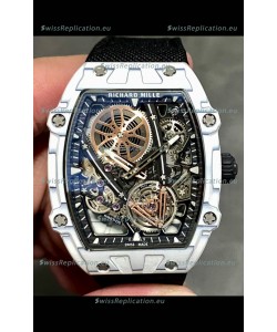 Richard Mille Super Clone 27-05 White Carbon Casing Swiss Replica Watch 