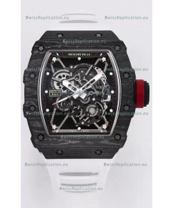 Richard Mille RM35-01 Rafael Nadal Carbon Fiber Casing with Genuine Tourbillon Super Clone Watch