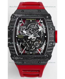 Richard Mille RM35-02 Rafael Nadal Carbon Fiber Casing with Genuine Tourbillon Super Clone Watch