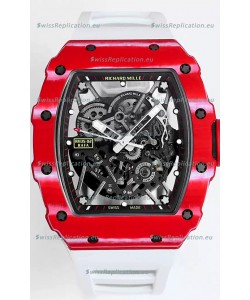 Richard Mille RM35-02 Rafael Nadal Carbon Fiber Casing with Genuine Tourbillon Super Clone Watch