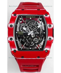 Richard Mille RM35-02 Rafael Nadal Carbon Fiber Casing with Genuine Tourbillon Super Clone Watch