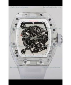 Richard Mille RM055 Transparent Sapphires Casing with Genuine Tourbillon Super Clone Watch