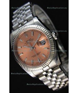 Rolex Datejust 36MM Cal.3135 Movement Swiss Replica Champange Dial Jubilee Strap - Ultimate 904L Steel Watch 