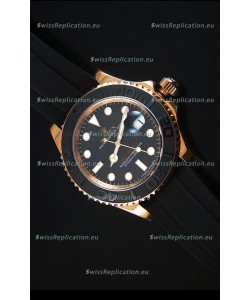 Rolex Yachtmaster 116655 Everose Gold Ceramic 1:1 Ultimate Mirror Replica Watch