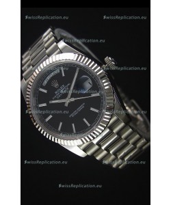 Rolex Day-Date Stainless Steel Replica Watch 40MM 2836-2 Swiss Movement