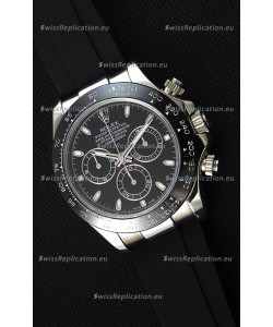 Rolex Cosmograph Daytona Black Dial Original Cal.4130 Movement - Ultimate 904L Steel Watch