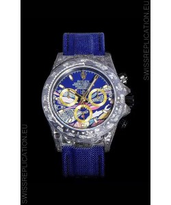 Rolex Daytona CHRONUSART Forged Cabon Casing 1:1 Mirror Replica Multicolored Dial