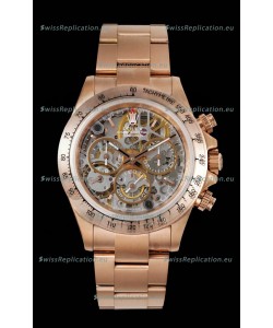 Rolex Daytona Super Clone "Artisans De Genève - Glacier" Edition Rose Gold Watch 