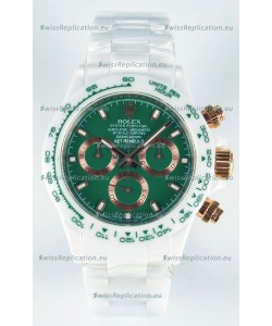 Rolex Daytona AET Remould Dark Green Dial Full Ceramic Strap Watch in Cal.4130 Movement