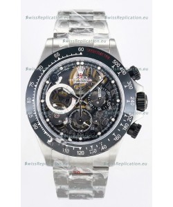 Rolex Daytona Super Clone Artisans De Geneve Stainless Steel Watch Black Ceramic Bezel Watch