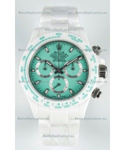 Rolex Daytona AET Remould Light Green Dial Full Ceramic Strap Watch in Cal.4130 Movement