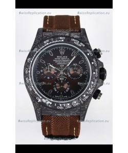 Rolex Daytona Super Clone DiW Edition Carbon Fiber Watch in Brown Dial - Cal.4130 Movement
