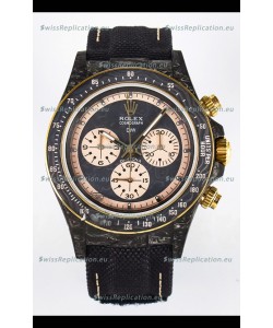Rolex Daytona Super Clone DiW Edition Carbon Fiber Watch in Grey Dial - Cal.4130 Movement