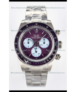 Rolex Daytona Super Clone Artisans De Geneve Edition Maroon Dial Swiss Replica Watch