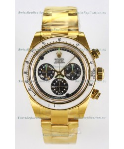 Rolex Daytona Super Clone Neon Artisans De Geneve Yellow Gold Watch Swiss Replica