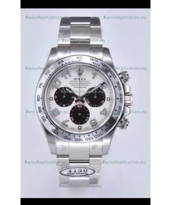 Rolex Cosmograph Daytona Panda M116519 Original Cal.4130 Movement - 904L Steel Watch White Dial