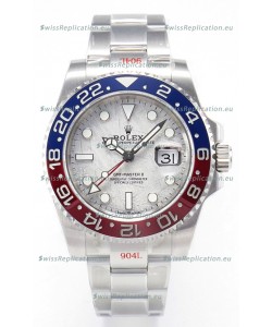 Rolex GMT Masters II Super Clone 126720 Cal.3285 White Meteorite Dial 904L Steel in Oyster Strap Swiss Replica