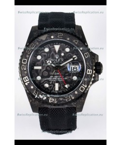 Rolex GMT Masters II Super Clone DiW Edition Swiss Replica Lightweight Carbon Casing Watch 