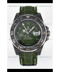 Rolex GMT Masters II Super Clone DiW Edition Swiss Replica Lightweight Carbon Casing Watch 