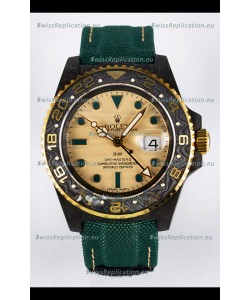 Rolex GMT Masters II Super Clone DiW Edition Swiss Replica Lightweight Carbon Casing Watch 