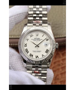 Rolex Datejust 36MM ETA-3135 Movement Swiss Replica in 904L Steel in Black Dial 